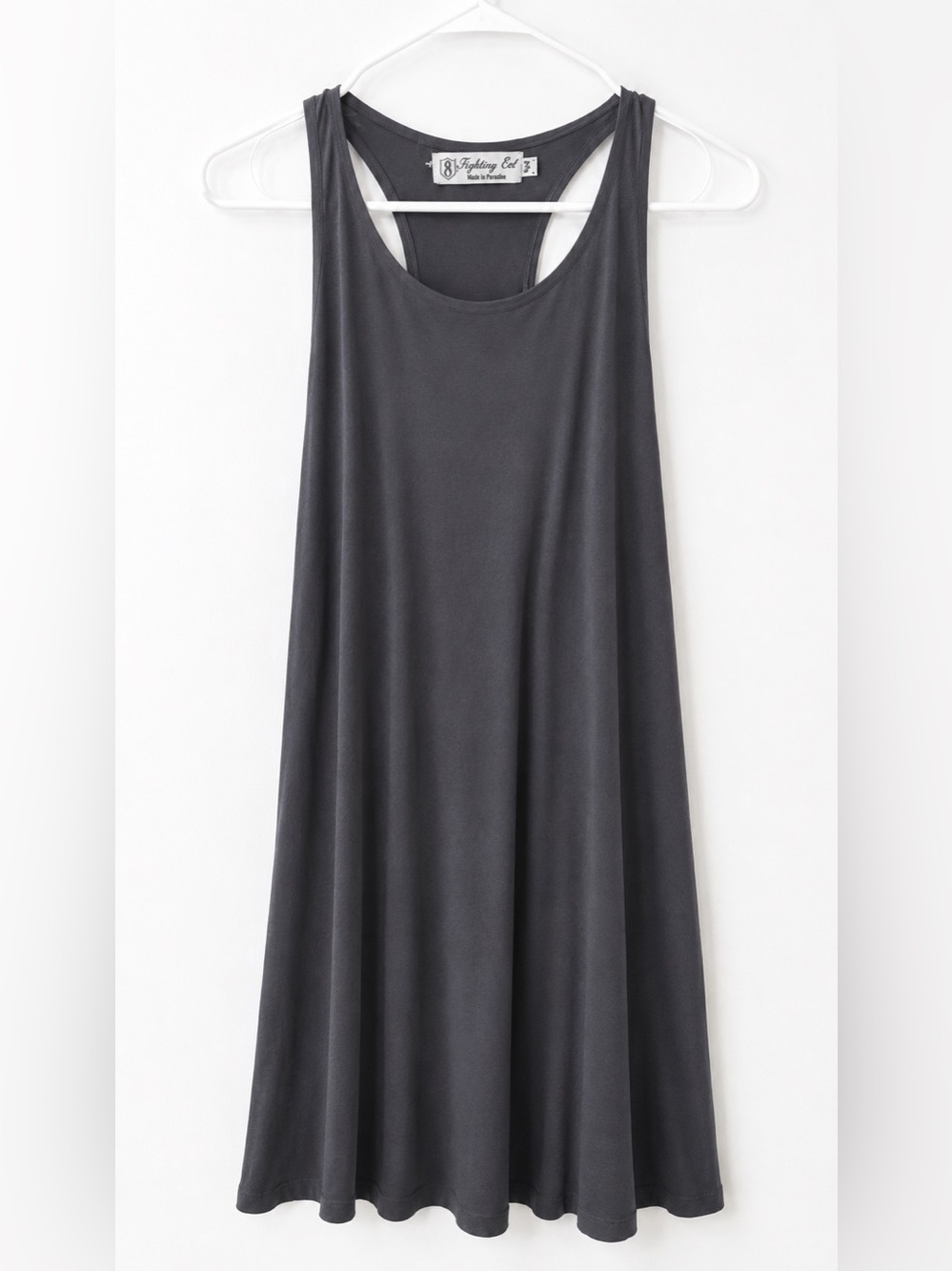 Fighting Eel Black Maxi dress - Sleek Straight Silhouette
